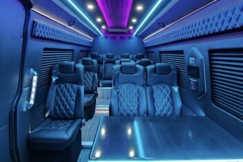 San Leandro Sprinter Bus Interior