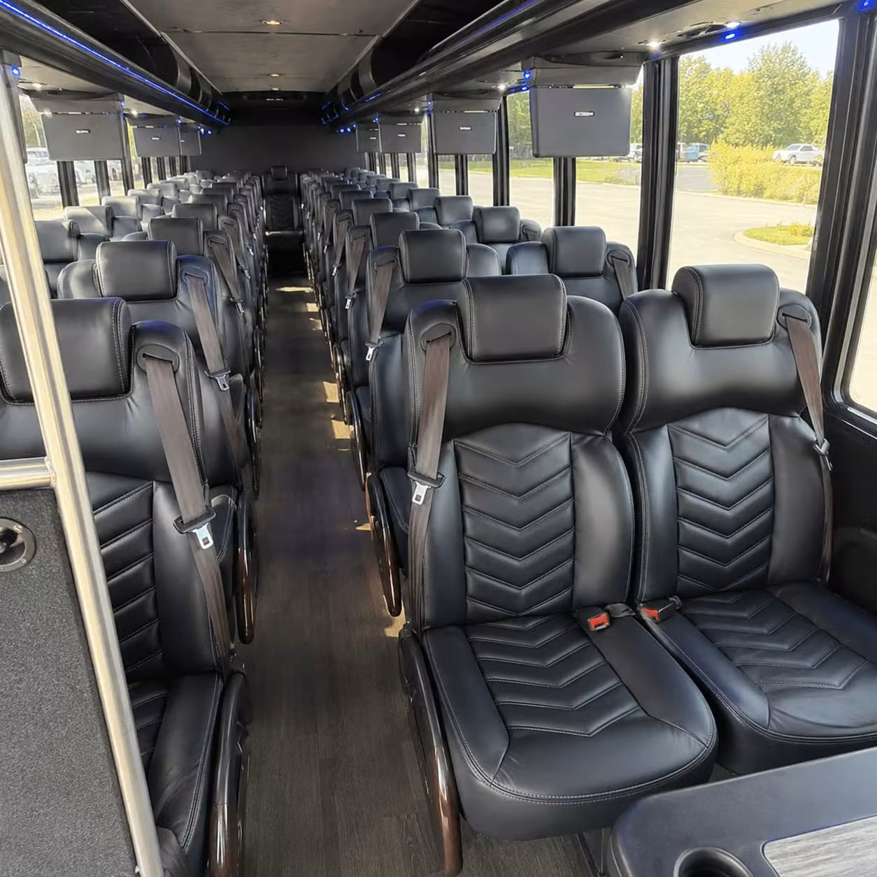 25 passenger minibus interior