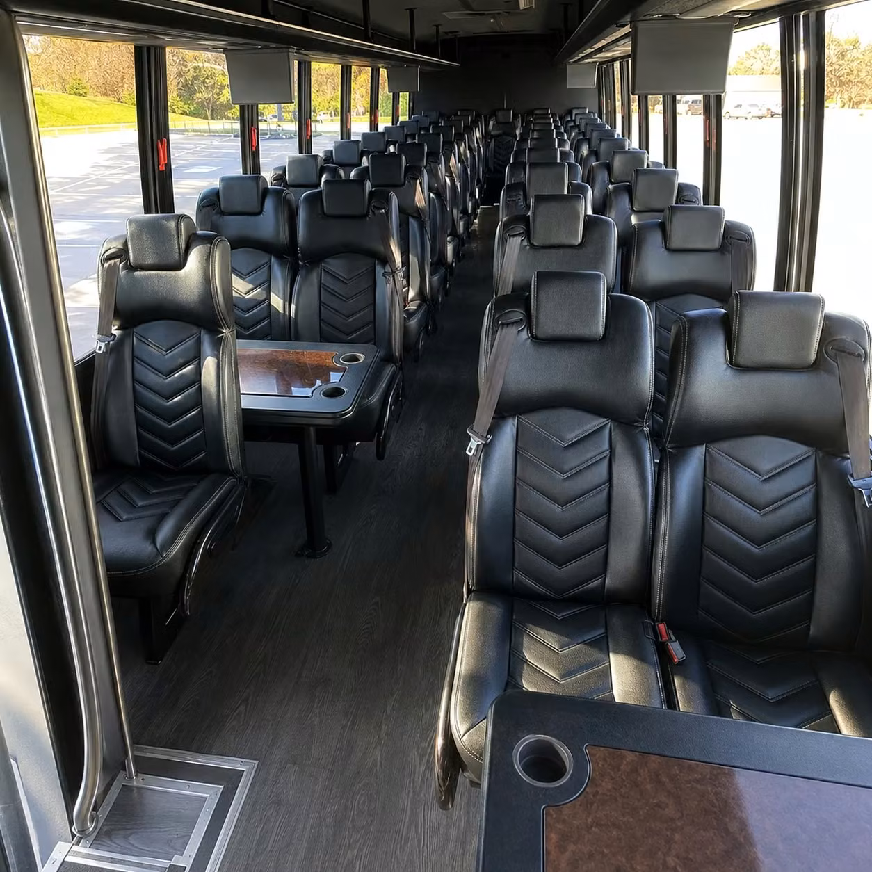 30 passenger minibus inside