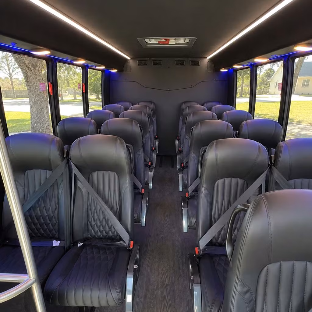30 passenger minibus interior