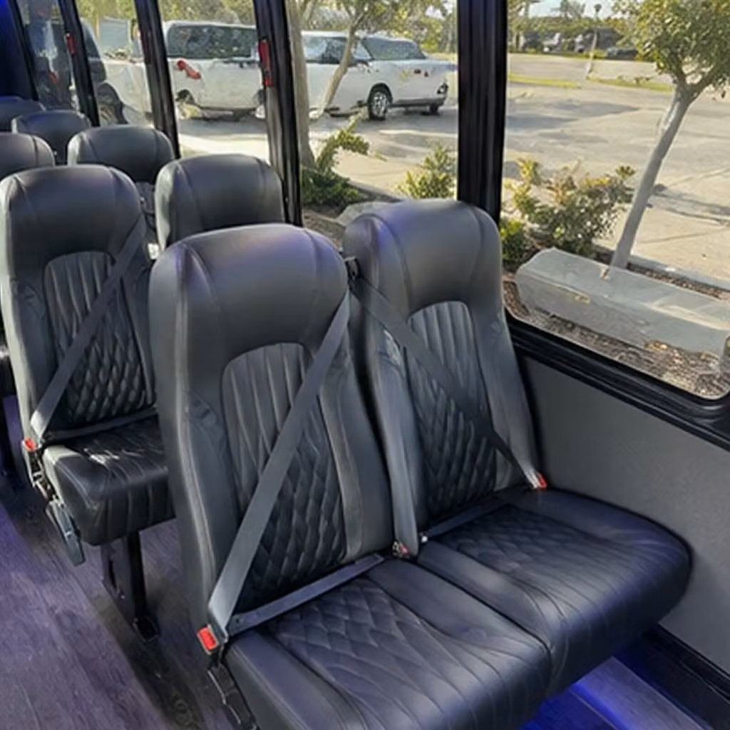35 passenger minibus inside