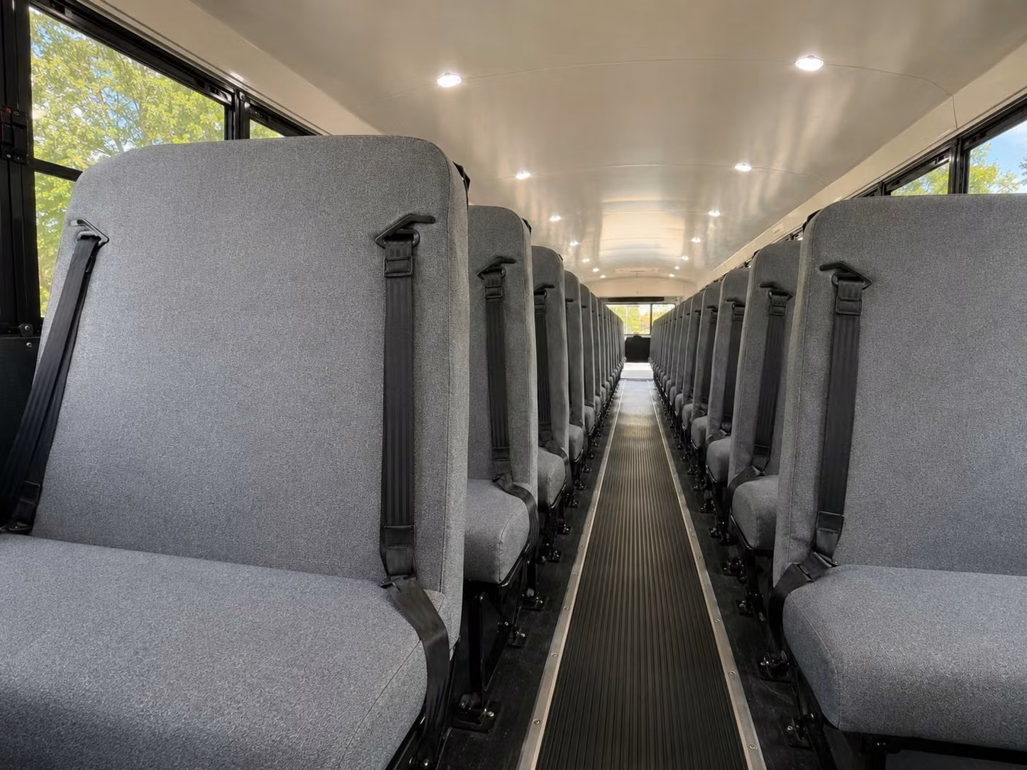 school bus interior