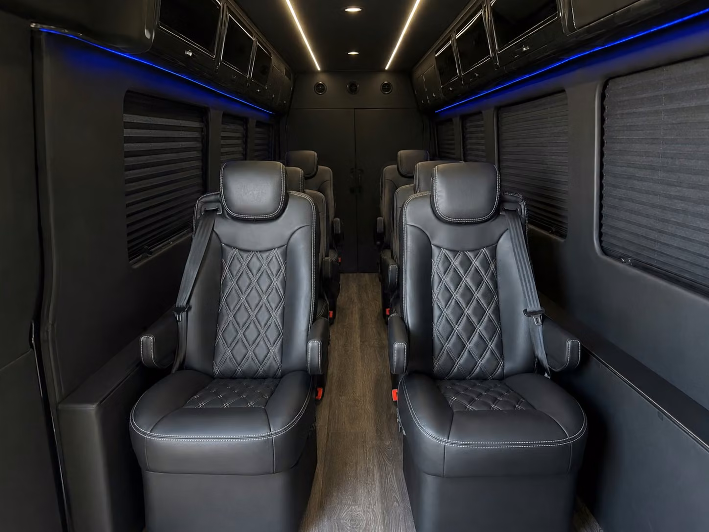 sprinter van with driver interior