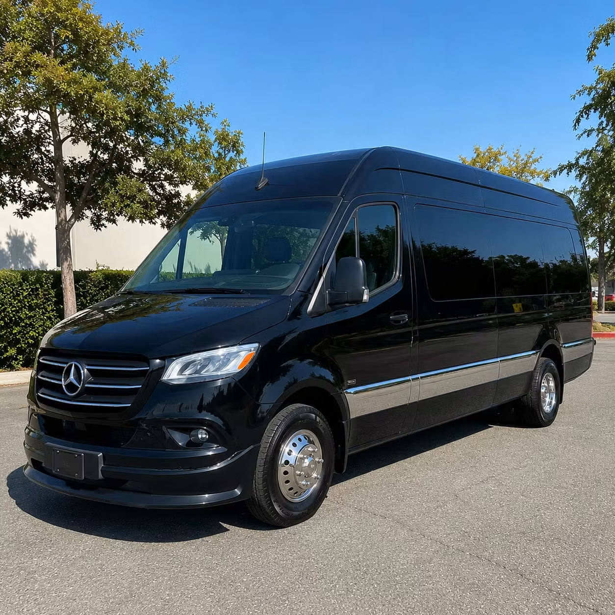 sprinter van with driver